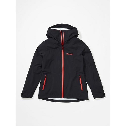 Marmot Rain Jacket Black NZ - EVODry Torreys Jackets Womens NZ3768952